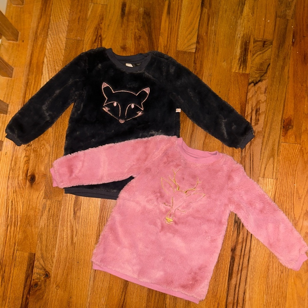 Toddler love@firstsight faux fur sweaters Size 3T like new